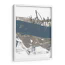 Swipe Ii Azul Y Gris - Jennifer Goldberger | Cuadro decorativo de Canvas Lab