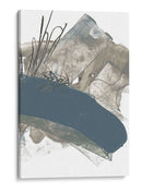 Swipe Azul Y Gris Iii - Jennifer Goldberger | Cuadro decorativo de Canvas Lab