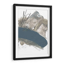 Swipe Azul Y Gris Iii - Jennifer Goldberger | Cuadro decorativo de Canvas Lab