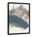 Swipe Azul Y Gris Iii - Jennifer Goldberger | Cuadro decorativo de Canvas Lab