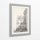 Bosquejo Europeo De Edificio I - Kathryn Phillips | Cuadro decorativo de Canvas Lab