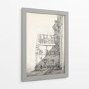 Bosquejo Europeo De Edificio I - Kathryn Phillips | Cuadro decorativo de Canvas Lab