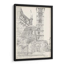 Bosquejo Europeo De Edificio Ii - Kathryn Phillips | Cuadro decorativo de Canvas Lab