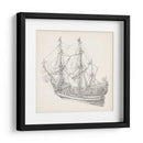 Boceto De Barco Antiguo I - Kathryn Phillips | Cuadro decorativo de Canvas Lab