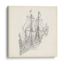 Bosquejo De Antigüedades Iii - Kathryn Phillips | Cuadro decorativo de Canvas Lab