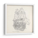 Boceto De Barco Antiguo V - Kathryn Phillips | Cuadro decorativo de Canvas Lab
