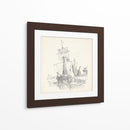 Boceto De Barco Antiguo Vii - Kathryn Phillips | Cuadro decorativo de Canvas Lab