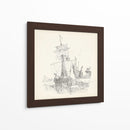Boceto De Barco Antiguo Vii - Kathryn Phillips | Cuadro decorativo de Canvas Lab