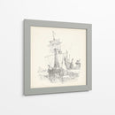 Boceto De Barco Antiguo Vii - Kathryn Phillips | Cuadro decorativo de Canvas Lab