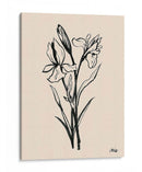 Iris Sketch I - Grace Popp | Cuadro decorativo de Canvas Lab