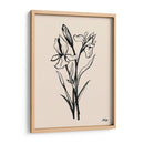 Iris Sketch I - Grace Popp | Cuadro decorativo de Canvas Lab