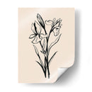 Iris Sketch I - Grace Popp | Cuadro decorativo de Canvas Lab