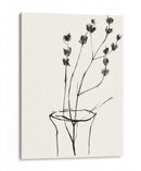 Bosquejo De Flor Ingenuo Iii - Jennifer Goldberger | Cuadro decorativo de Canvas Lab