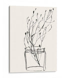 Boceto De Flor Ingenuo V - Jennifer Goldberger | Cuadro decorativo de Canvas Lab