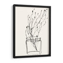 Boceto De Flor Ingenuo V - Jennifer Goldberger | Cuadro decorativo de Canvas Lab