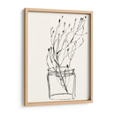 Boceto De Flor Ingenuo V - Jennifer Goldberger | Cuadro decorativo de Canvas Lab