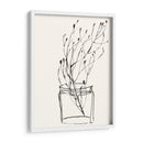 Boceto De Flor Ingenuo V - Jennifer Goldberger | Cuadro decorativo de Canvas Lab