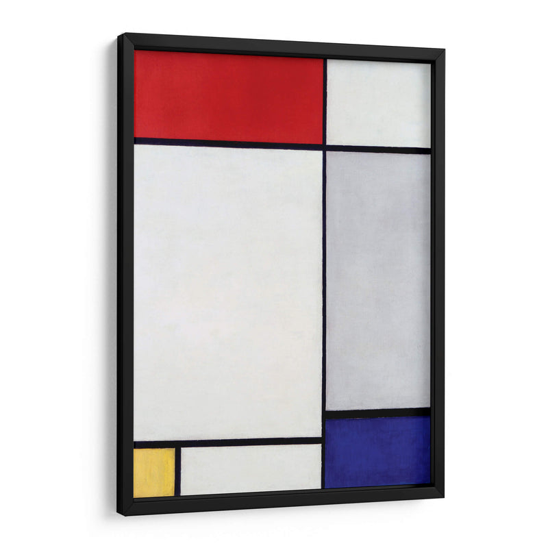 Composición II en rojo, azul y amarillo (1927) - Piet Mondrian | Cuadro decorativo de Canvas Lab