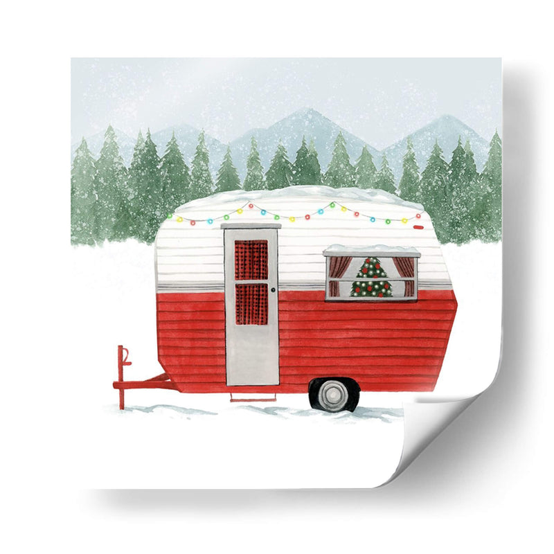 Camping Para Navidad I - Grace Popp | Cuadro decorativo de Canvas Lab