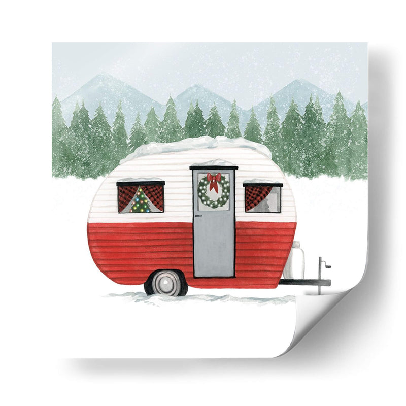 Camping Para Navidad Ii - Grace Popp | Cuadro decorativo de Canvas Lab