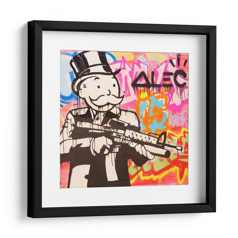 Assault Rifle - Alec Monopoly | Cuadro decorativo de Canvas Lab