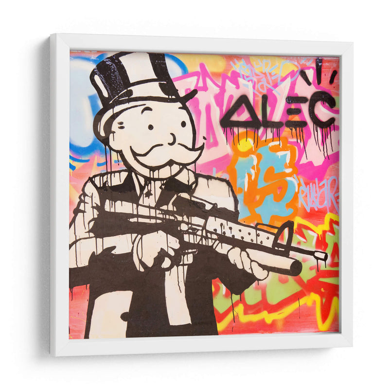 Assault Rifle - Alec Monopoly | Cuadro decorativo de Canvas Lab