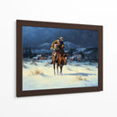 Trayendo La Casa De Navidad - Jack Sorenson | Cuadro decorativo de Canvas Lab