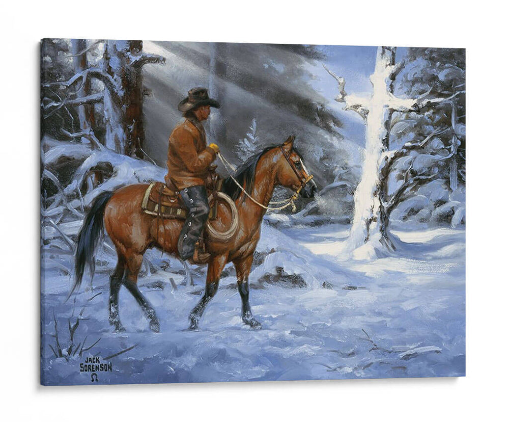 Noche Silenciosa Santa Noche - Jack Sorenson | Cuadro decorativo de Canvas Lab