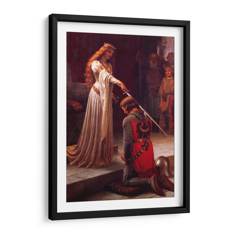 La investidura - Edmund Leighton | Cuadro decorativo de Canvas Lab