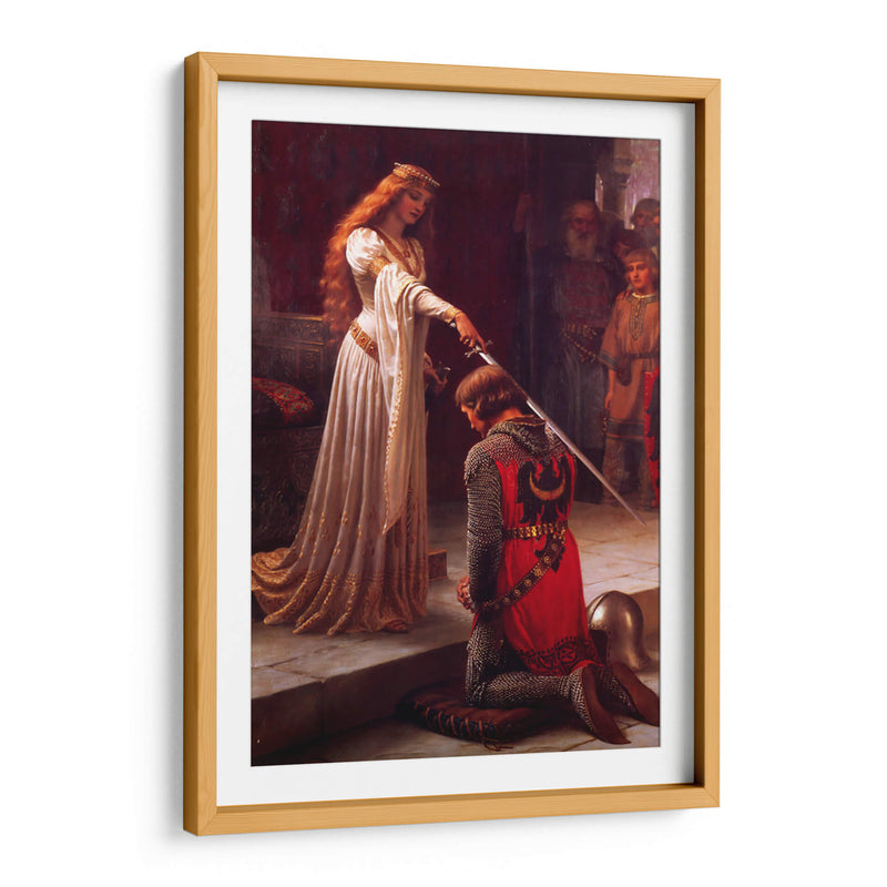 La investidura - Edmund Leighton | Cuadro decorativo de Canvas Lab