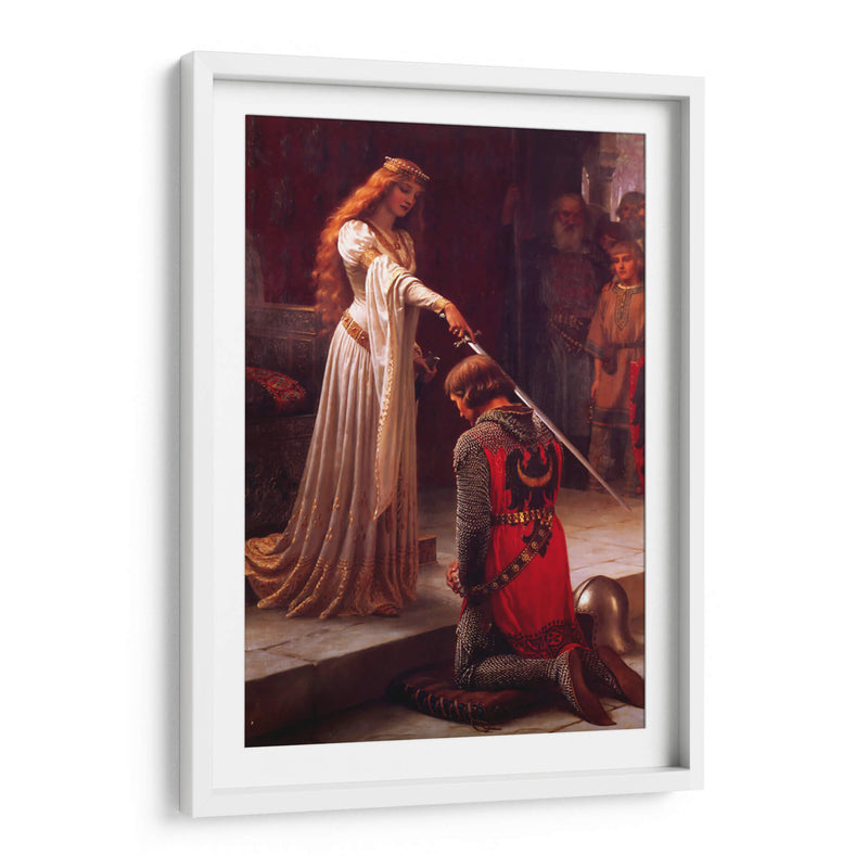 La investidura - Edmund Leighton | Cuadro decorativo de Canvas Lab