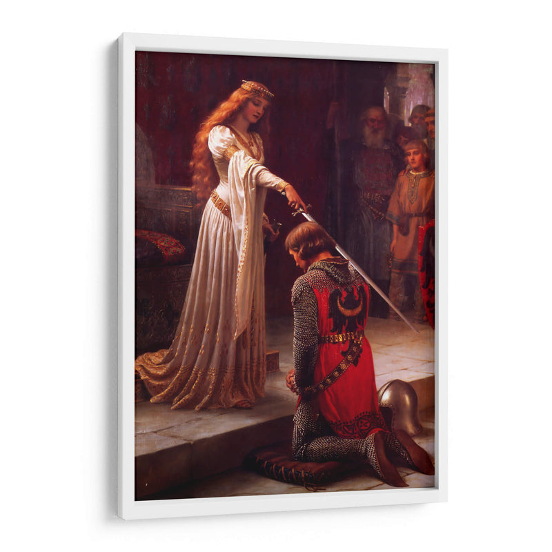 La investidura - Edmund Leighton | Cuadro decorativo de Canvas Lab