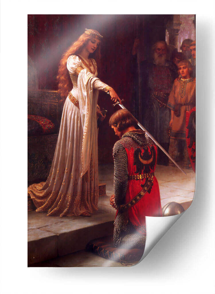 La investidura - Edmund Leighton | Cuadro decorativo de Canvas Lab