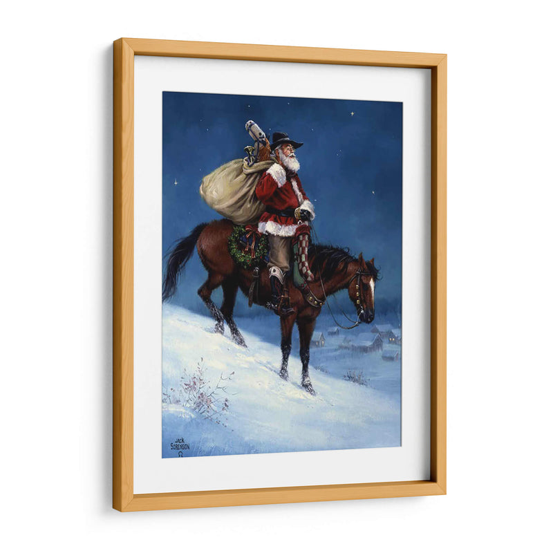 Una Navidad Vaquero - Jack Sorenson | Cuadro decorativo de Canvas Lab