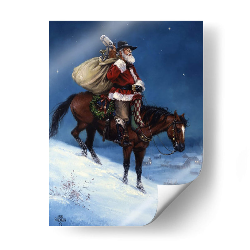 Una Navidad Vaquero - Jack Sorenson | Cuadro decorativo de Canvas Lab