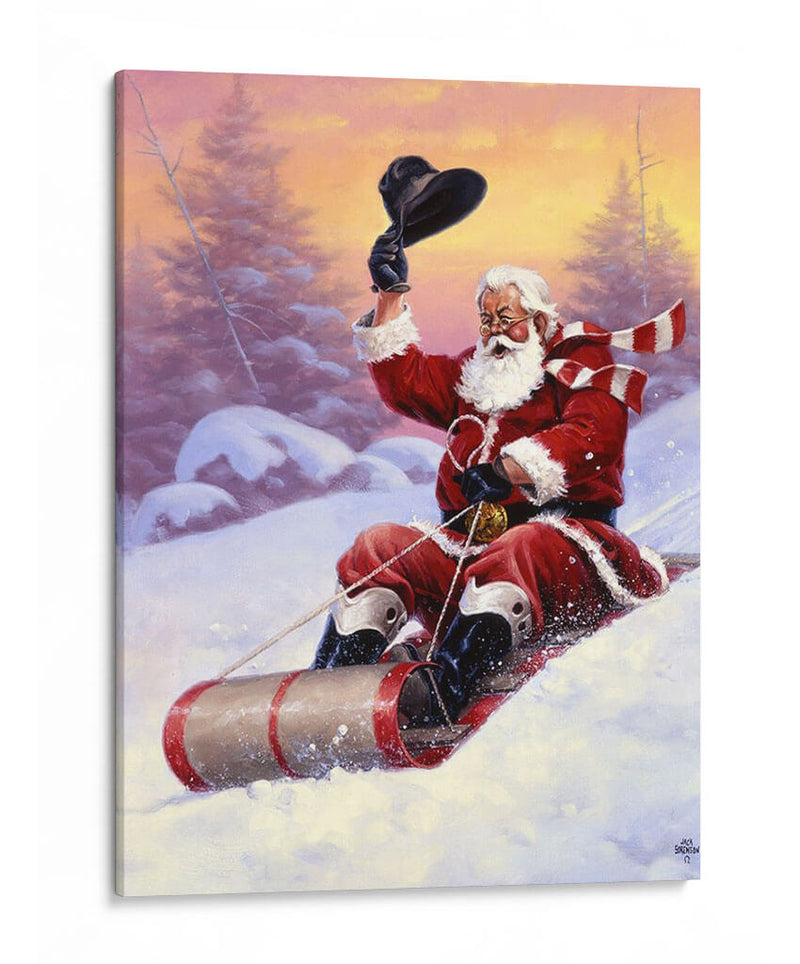 Aquí Viene Santa - Jack Sorenson | Cuadro decorativo de Canvas Lab