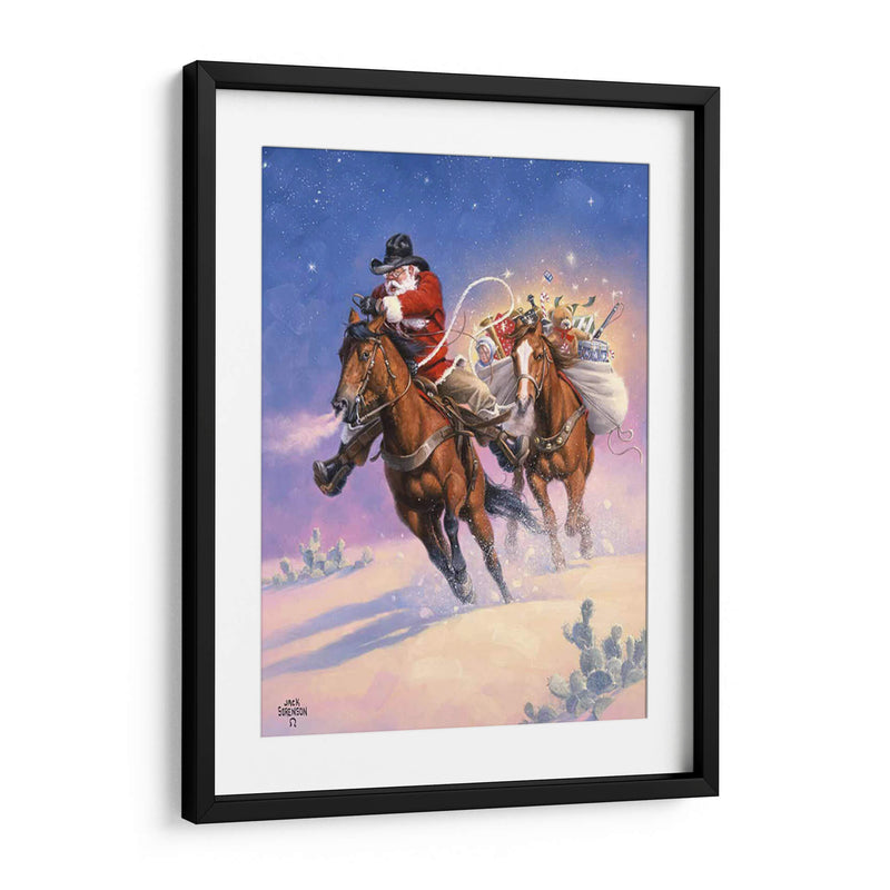 Santas Big Ride - Jack Sorenson | Cuadro decorativo de Canvas Lab