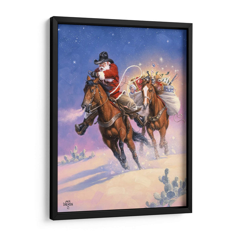 Santas Big Ride - Jack Sorenson | Cuadro decorativo de Canvas Lab