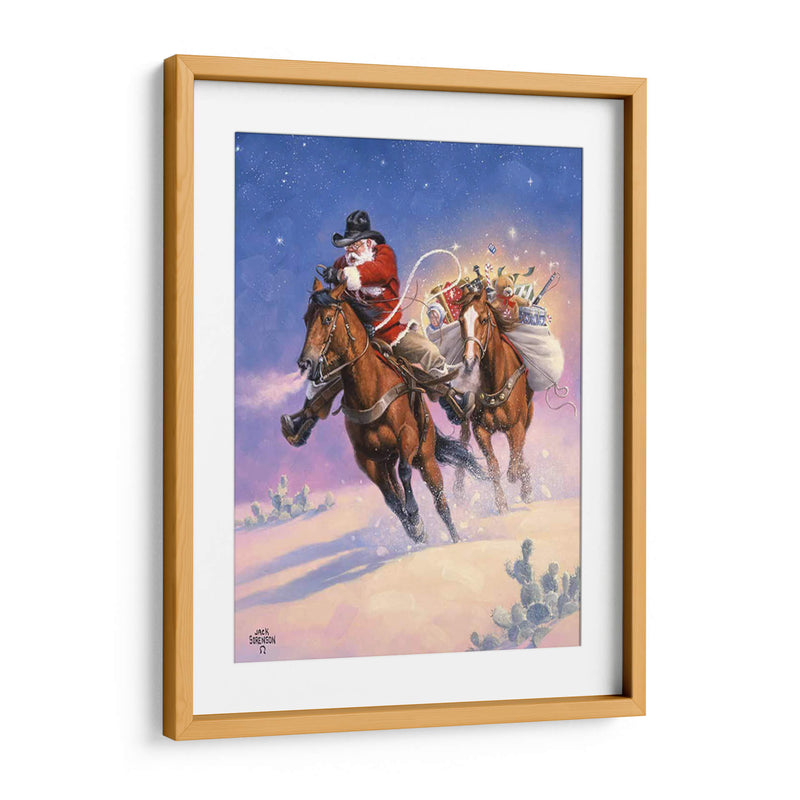 Santas Big Ride - Jack Sorenson | Cuadro decorativo de Canvas Lab