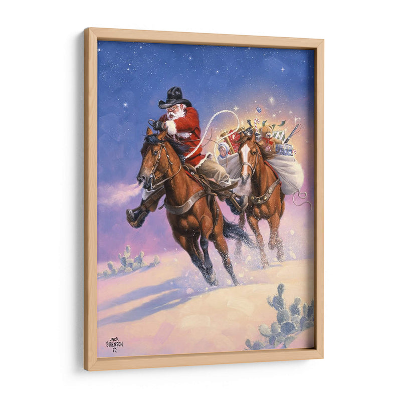 Santas Big Ride - Jack Sorenson | Cuadro decorativo de Canvas Lab