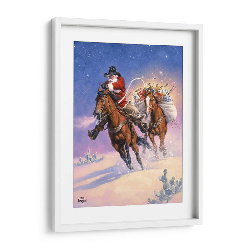 Santas Big Ride - Jack Sorenson | Cuadro decorativo de Canvas Lab