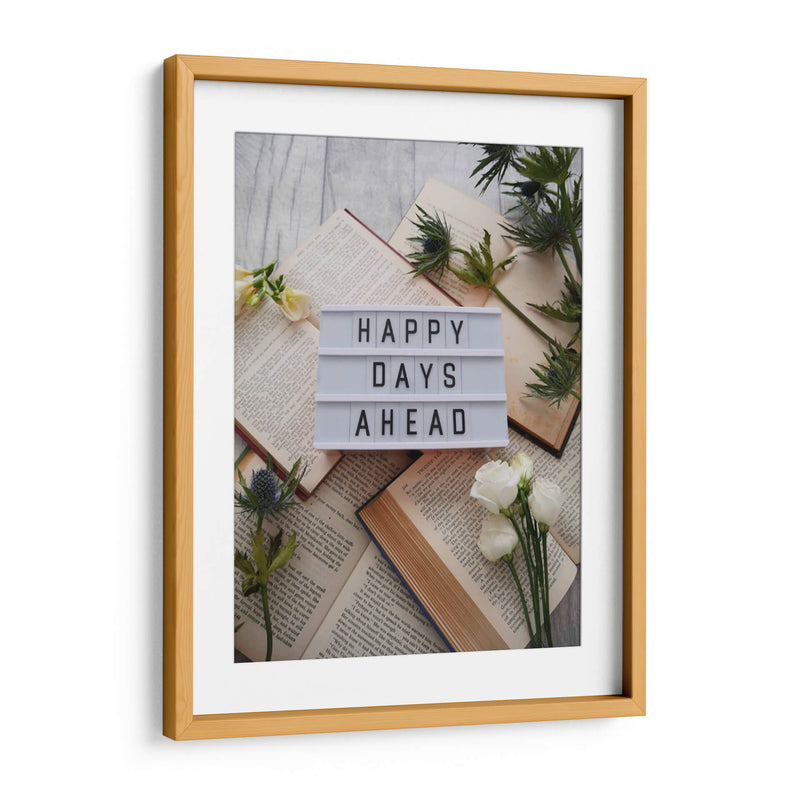Happy days ahead | Cuadro decorativo de Canvas Lab
