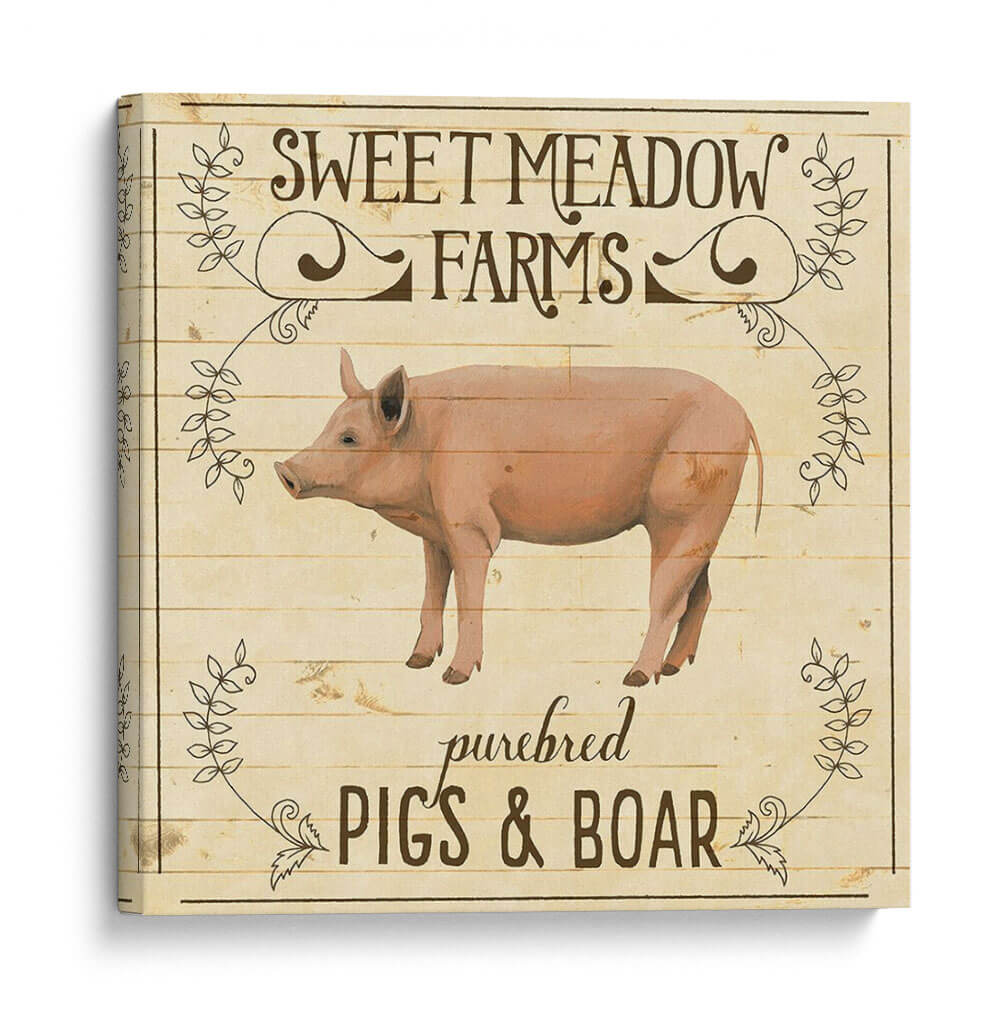 Colección De Animales De Granja Iii - Grace Popp | Cuadro decorativo de Canvas Lab