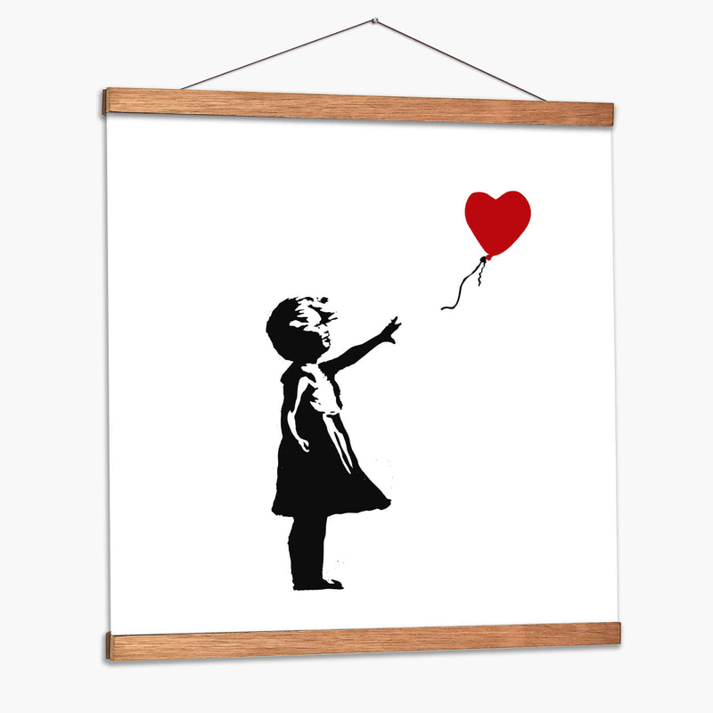 Niña con el globo - Banksy | Cuadro decorativo de Canvas Lab