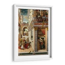 La anunciación con San Emidius - Carlo Crivelli | Cuadro decorativo de Canvas Lab