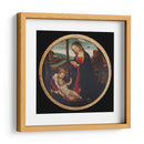 Virgen María con el Niño Dios y San Juanito - Domenico Ghirlandaio | Cuadro decorativo de Canvas Lab