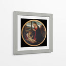 Virgen María con el Niño Dios y San Juanito - Domenico Ghirlandaio | Cuadro decorativo de Canvas Lab