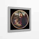 Virgen María con el Niño Dios y San Juanito - Domenico Ghirlandaio | Cuadro decorativo de Canvas Lab