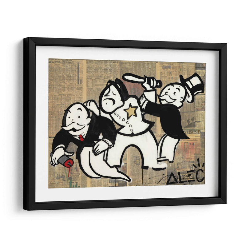 Arrested Monopoly - Alec Monopoly | Cuadro decorativo de Canvas Lab