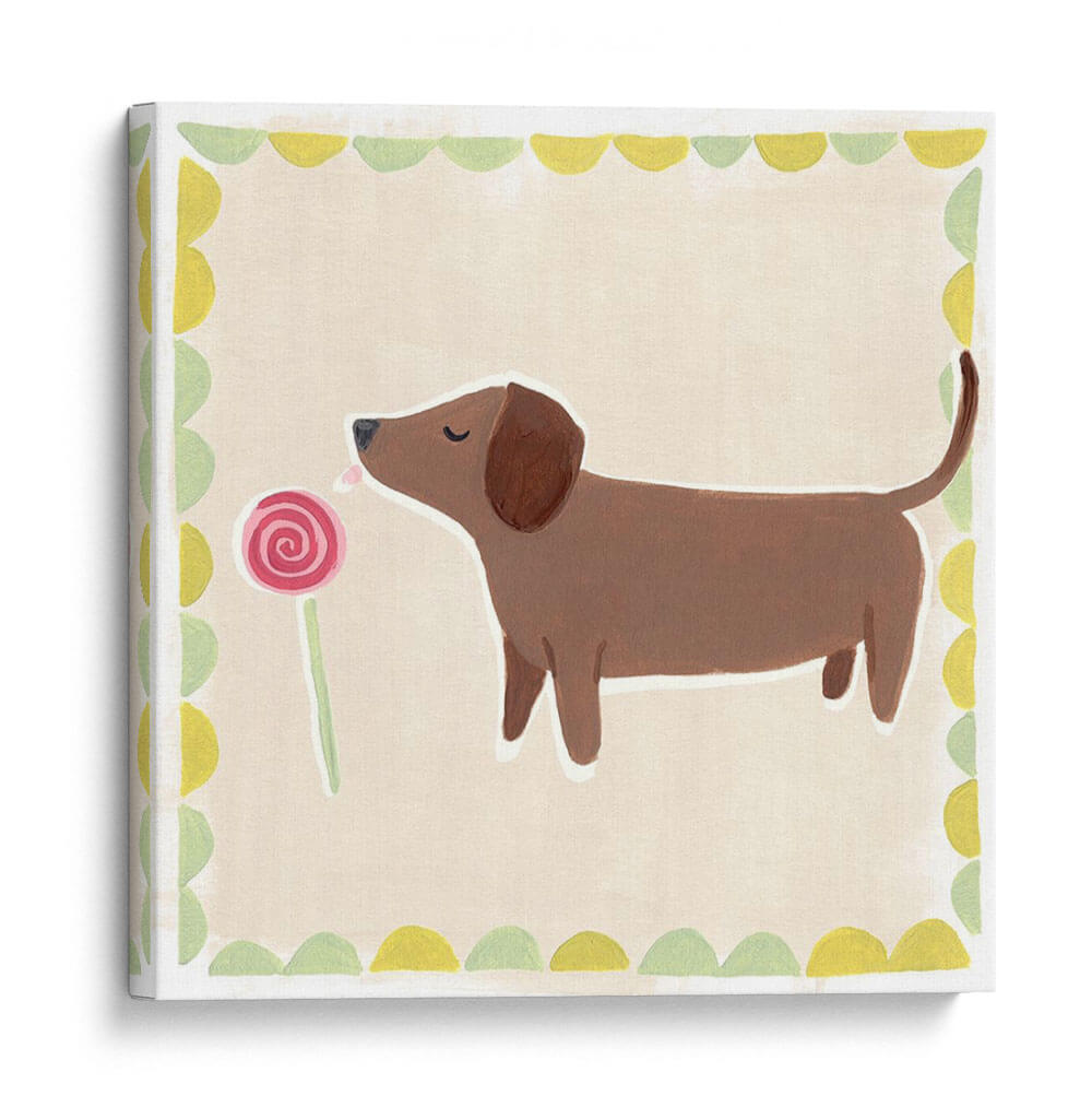 Dachshund Delight I - June Erica Vess | Cuadro decorativo de Canvas Lab